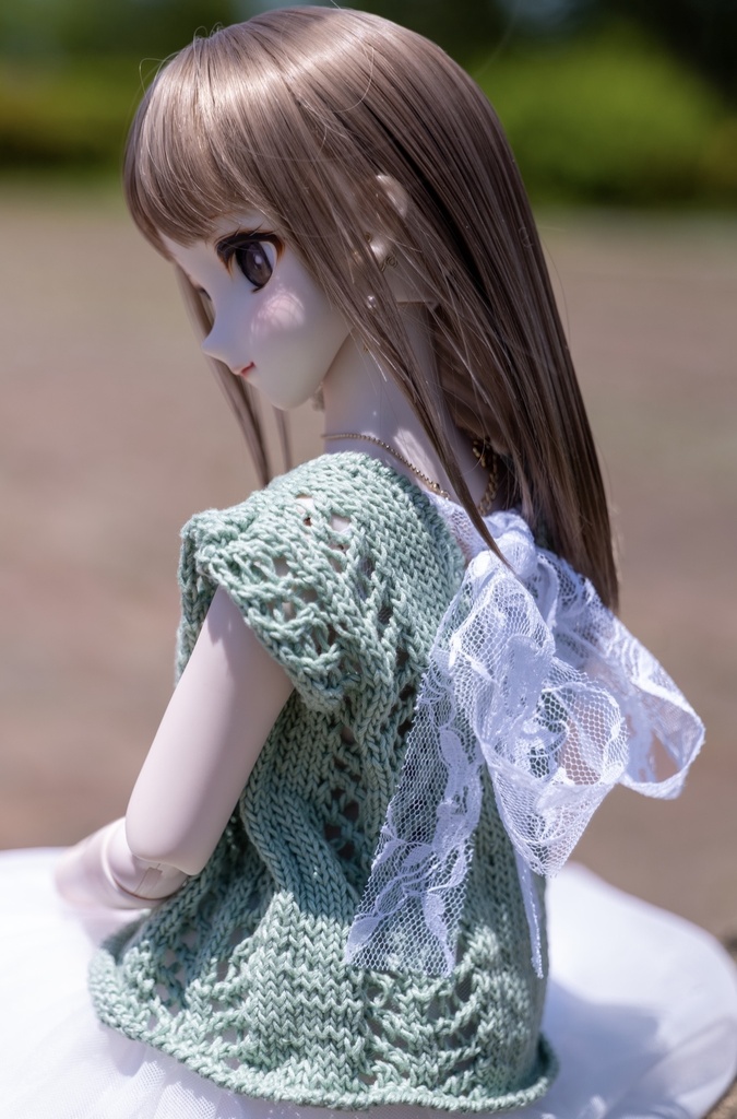DD  サマーニット　ミントグリーン