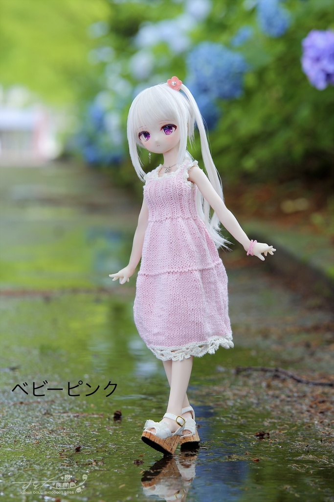 MDD サマーワンピ　ベビーピンク