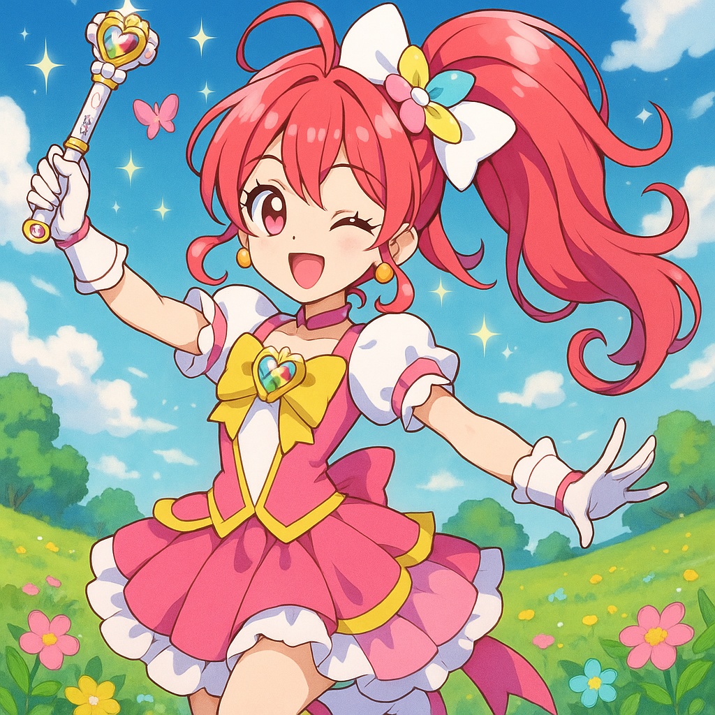 魔法少女風女の子