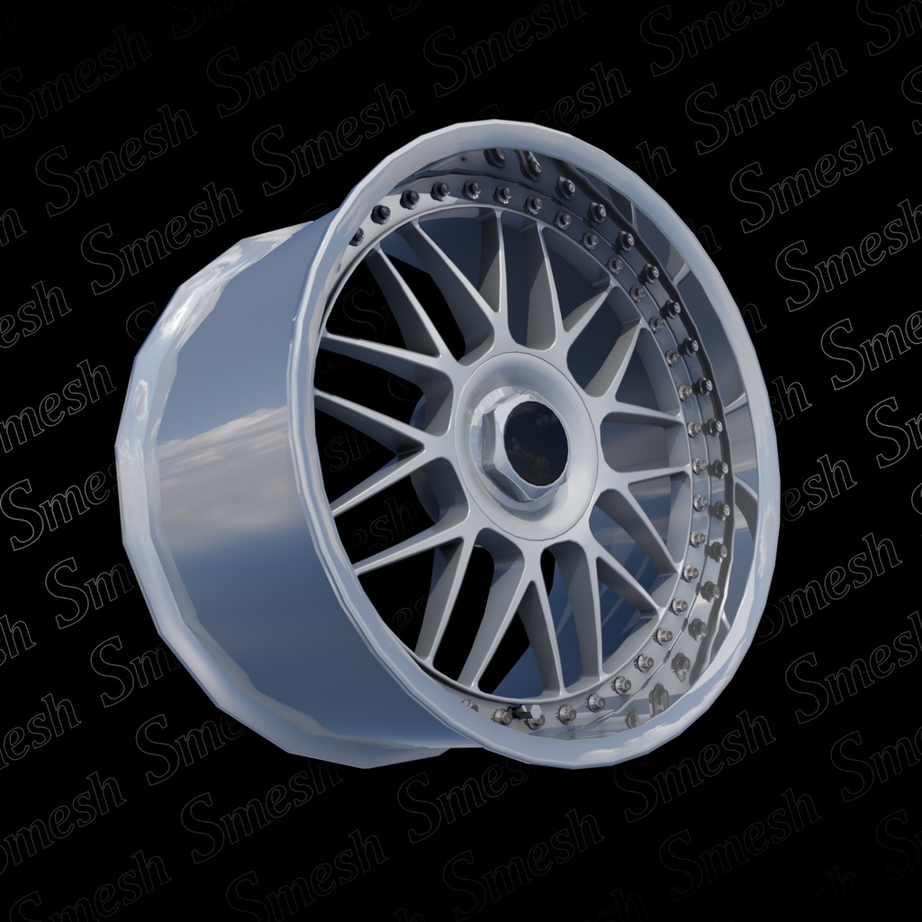 【3Dモデル】メッシュホイール imf-Smesh