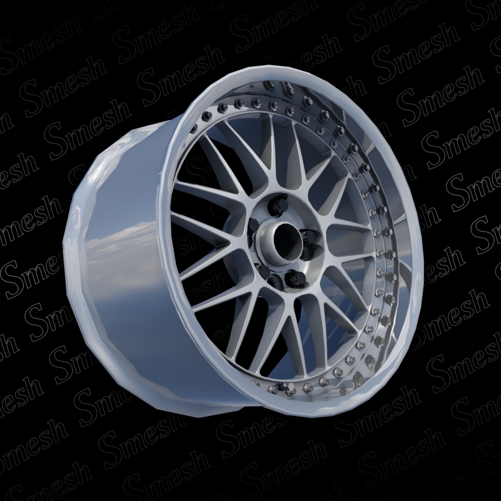 【3Dモデル】メッシュホイール imf-Smesh