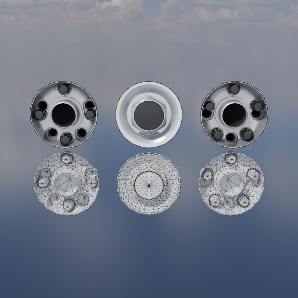【3Dモデル】メッシュホイール imf-Smesh
