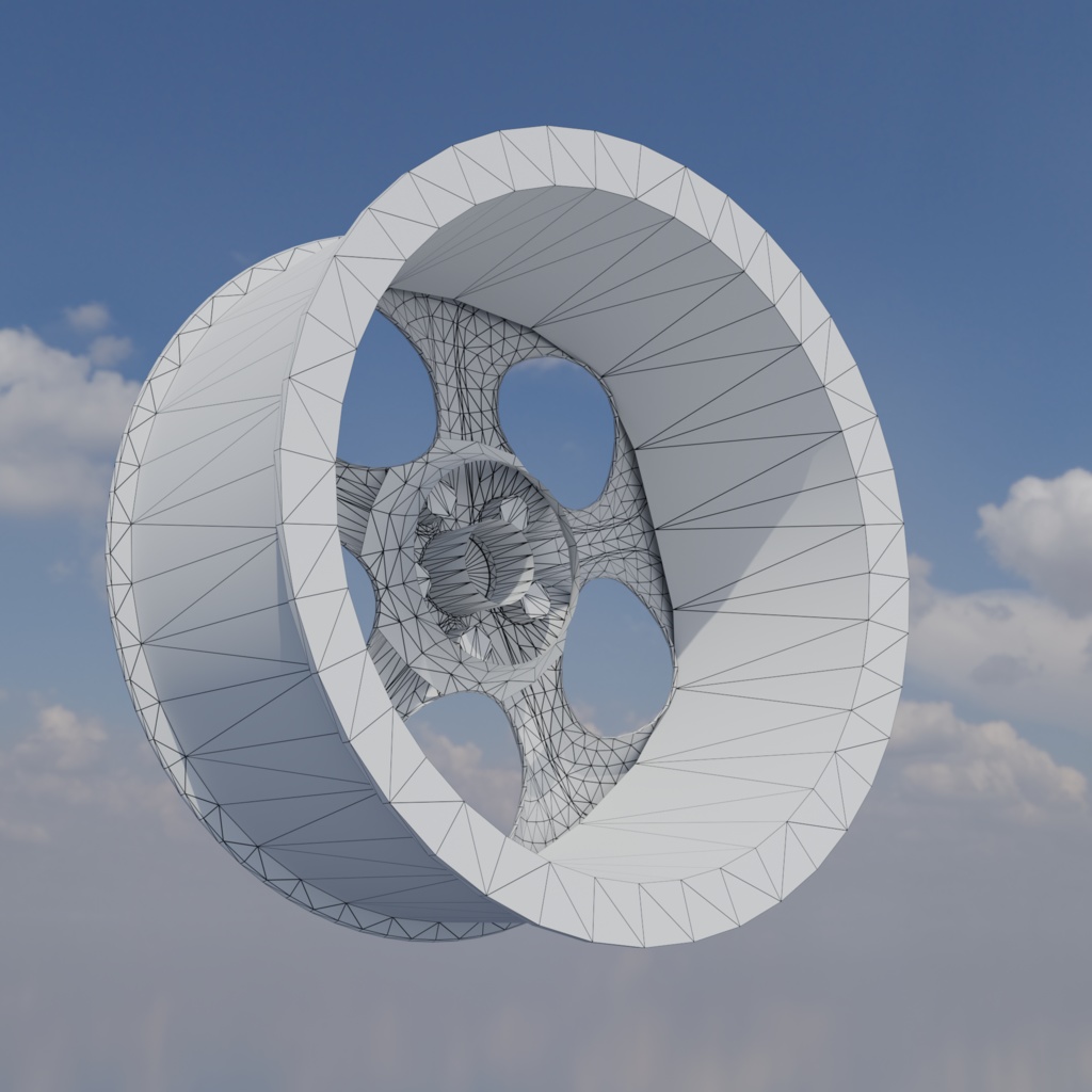 【3Dモデル】大径ホイール imf-PTM