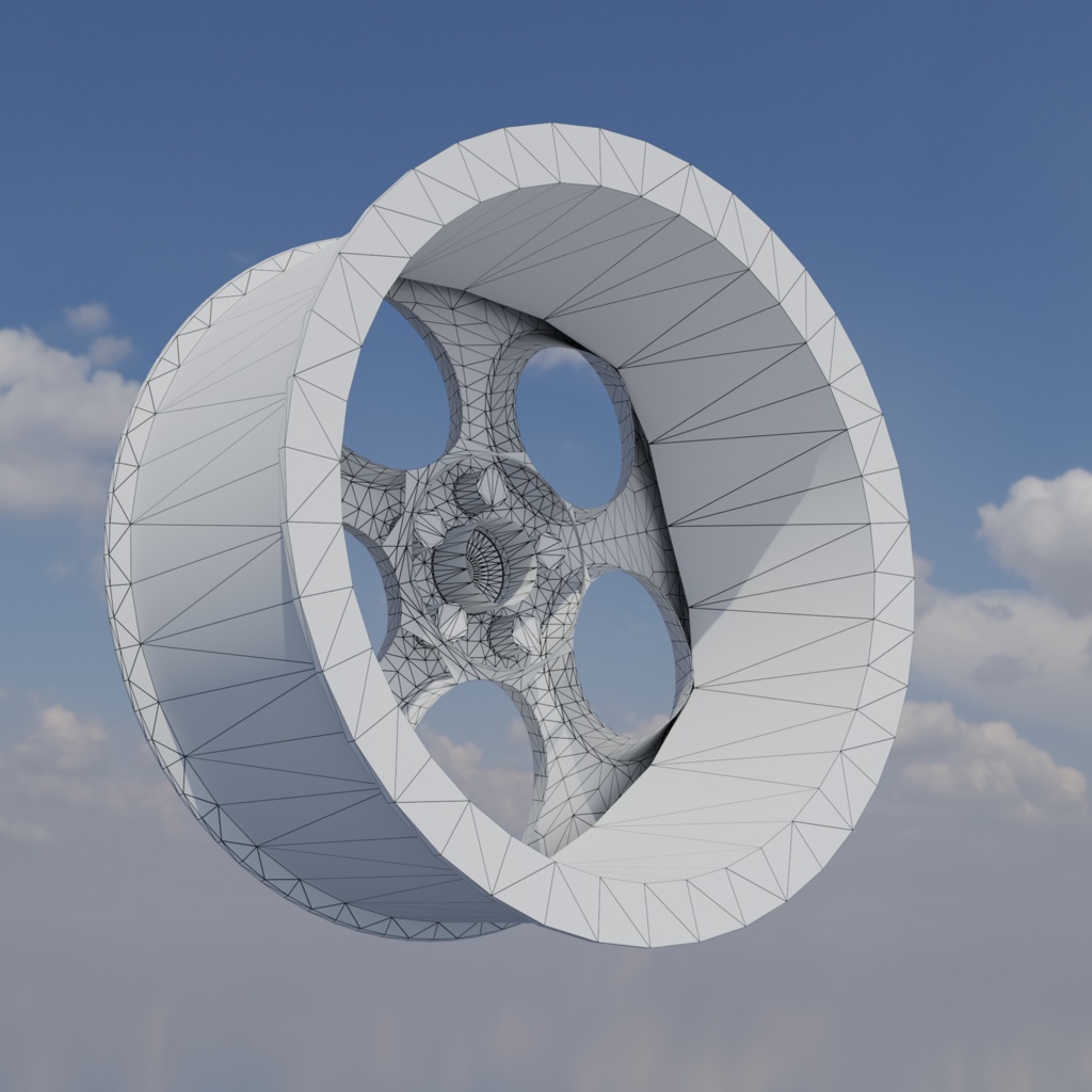 【3Dモデル】大径ホイール imf-DB4