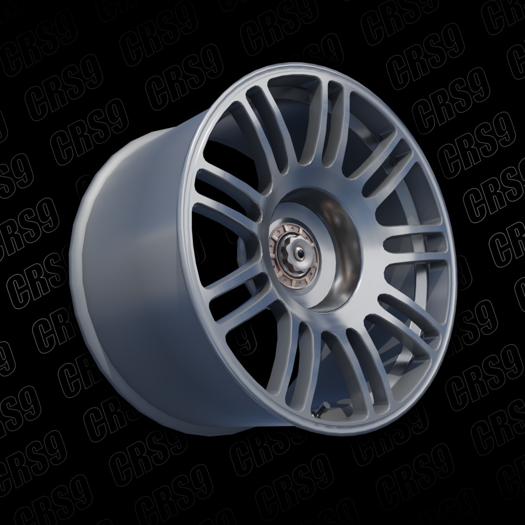 【3Dモデル】アルミホイール imf-CRS9