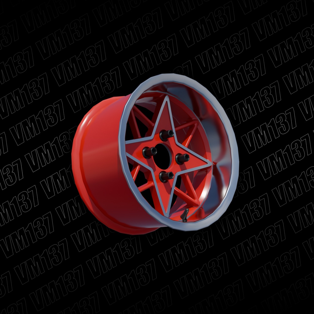 【3Dモデル】小径ホイール imf-VM137