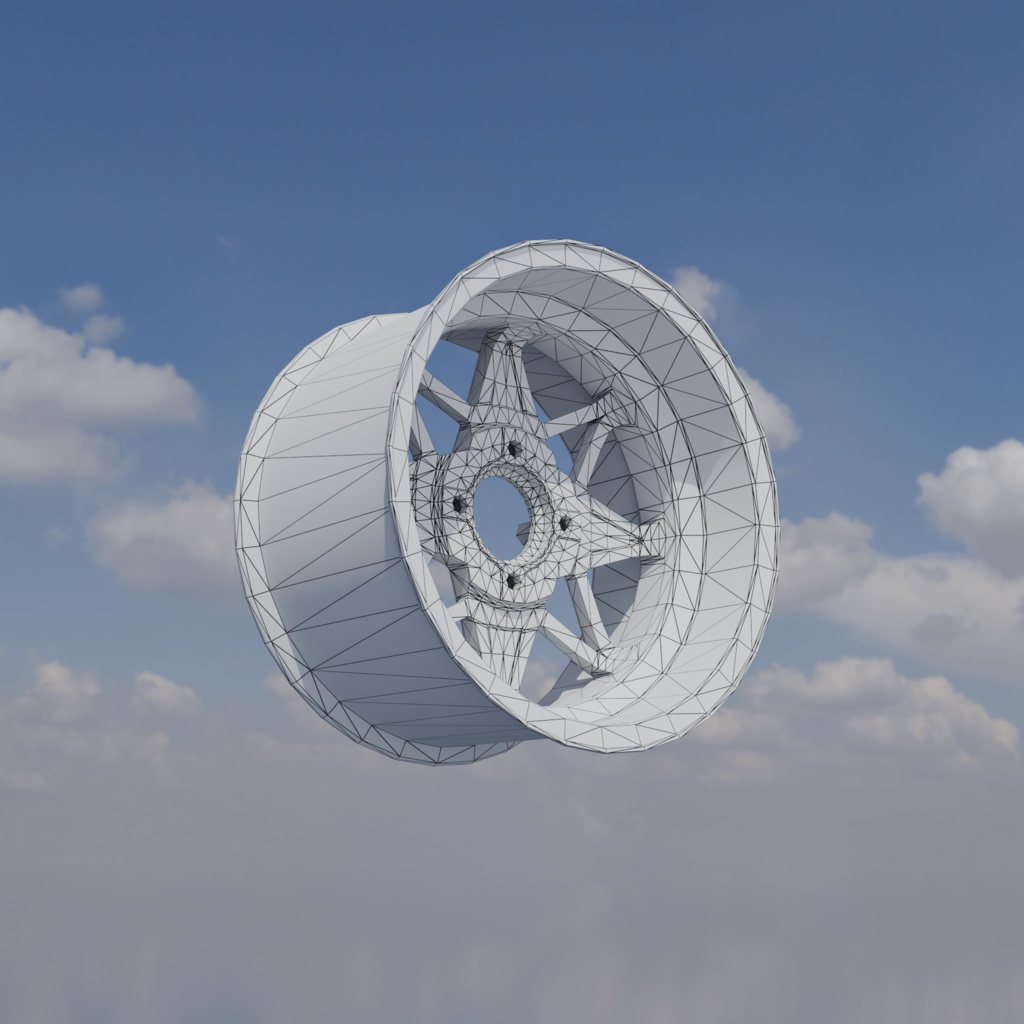 【3Dモデル】小径ホイール imf-VM137