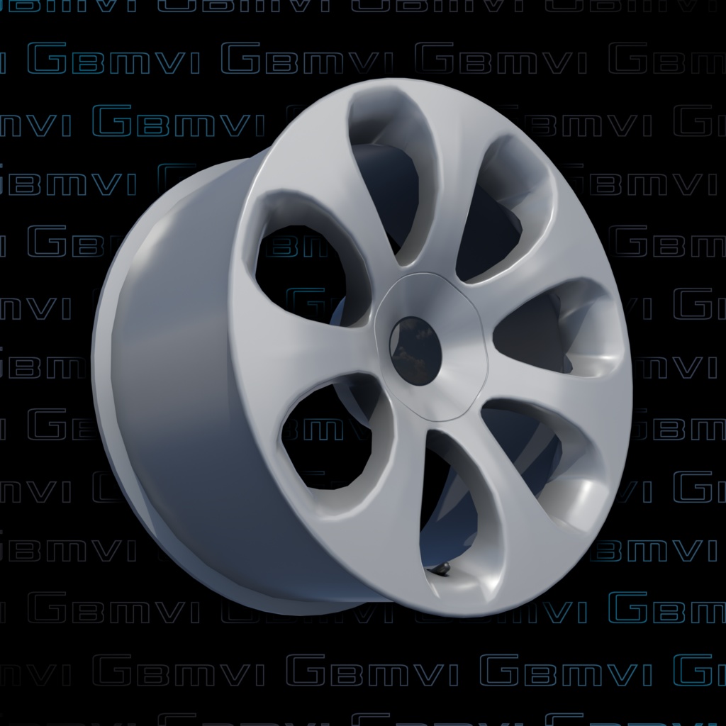 【3Dモデル】アルミホイール imf-Gbmvi