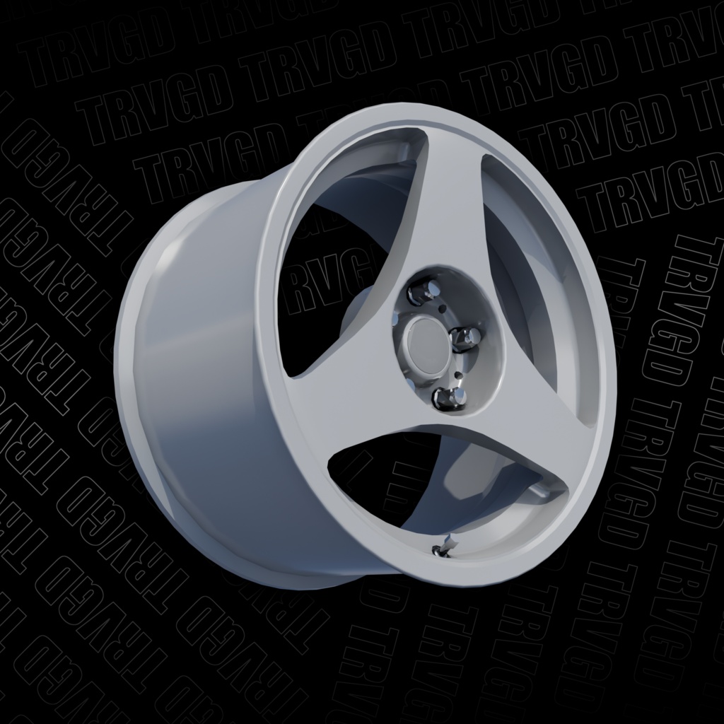 【3Dモデル】アルミホイール imf-TRVGD