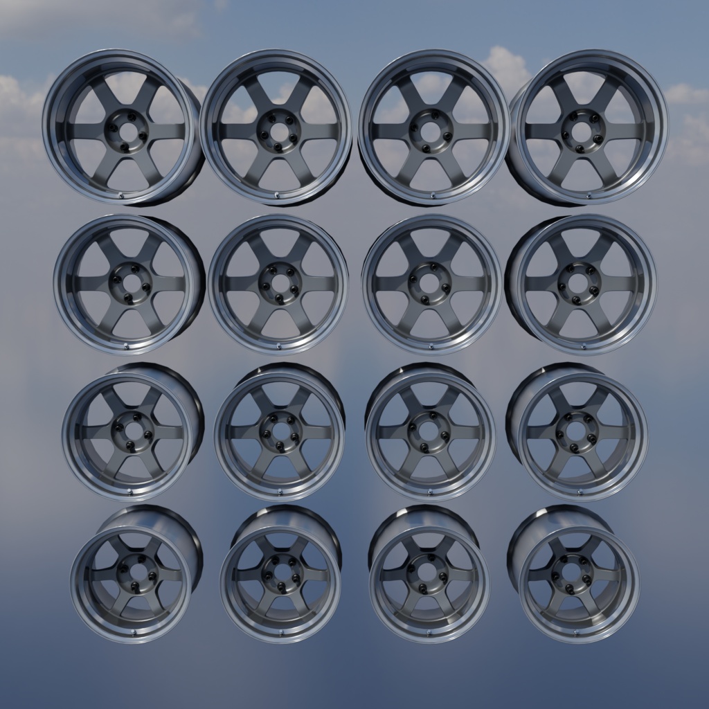 【3Dモデル】軽量ホイール imf-ALE