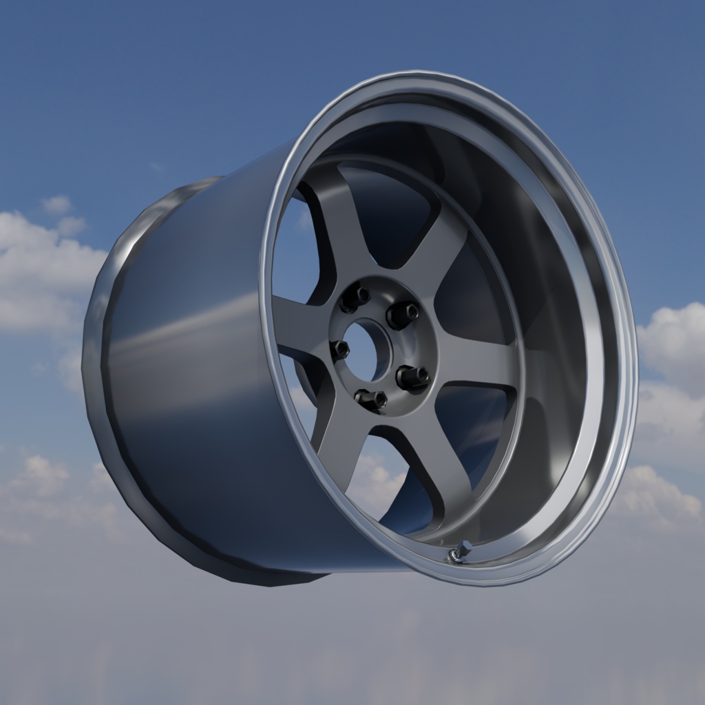 【3Dモデル】軽量ホイール imf-ALE