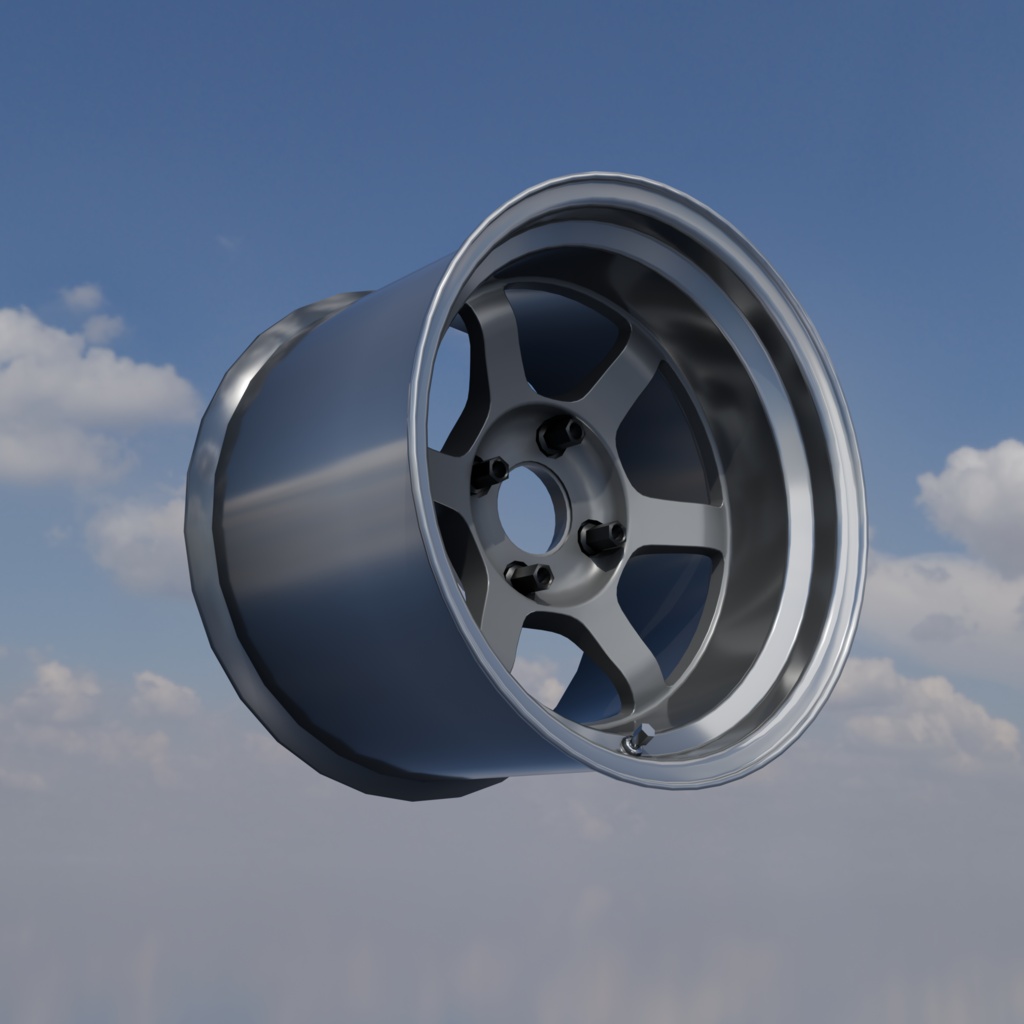 【3Dモデル】軽量ホイール imf-ALE