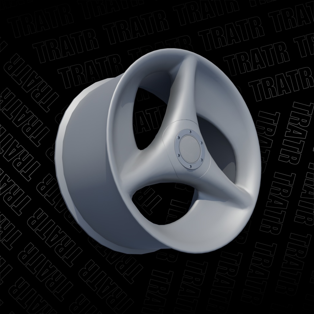 【3Dモデル】アルミホイール imf-TRATR