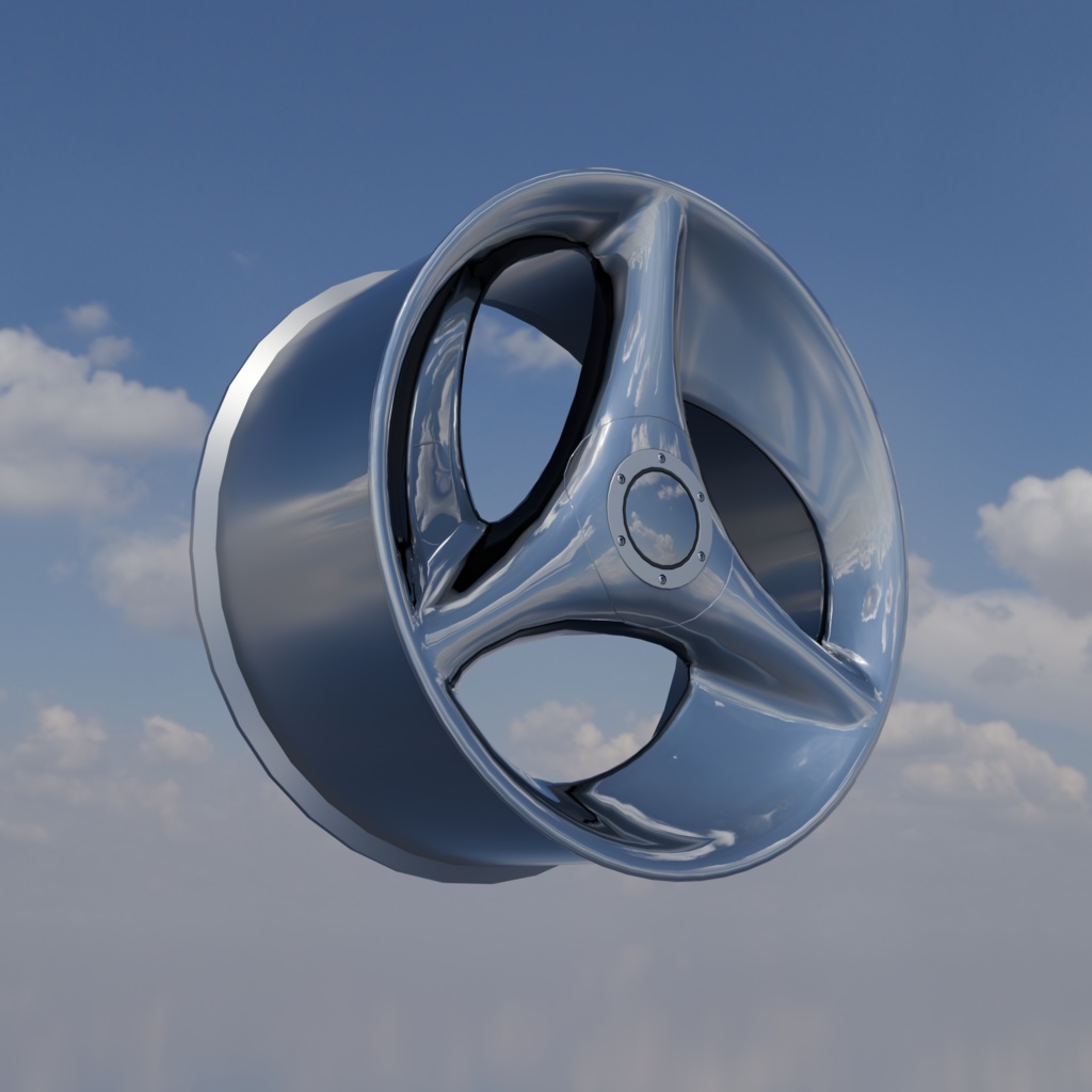 【3Dモデル】アルミホイール imf-TRATR