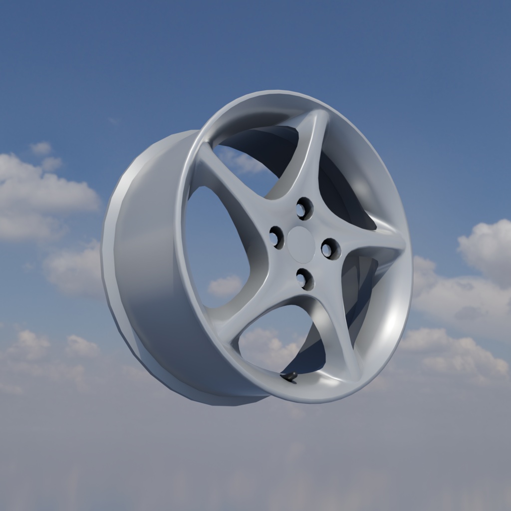 【3Dモデル】アルミホイール imf-Gnbrs