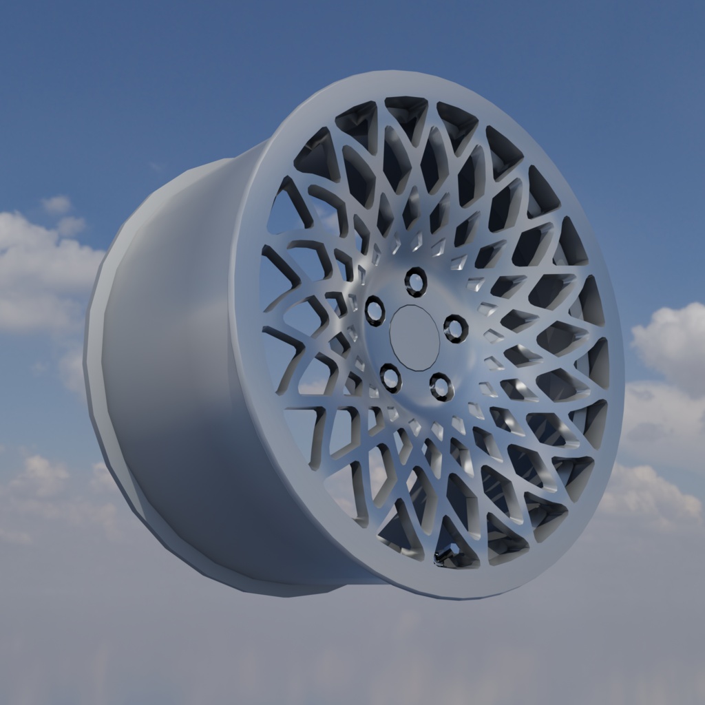 【3Dモデル】アルミホイール imf-WT10