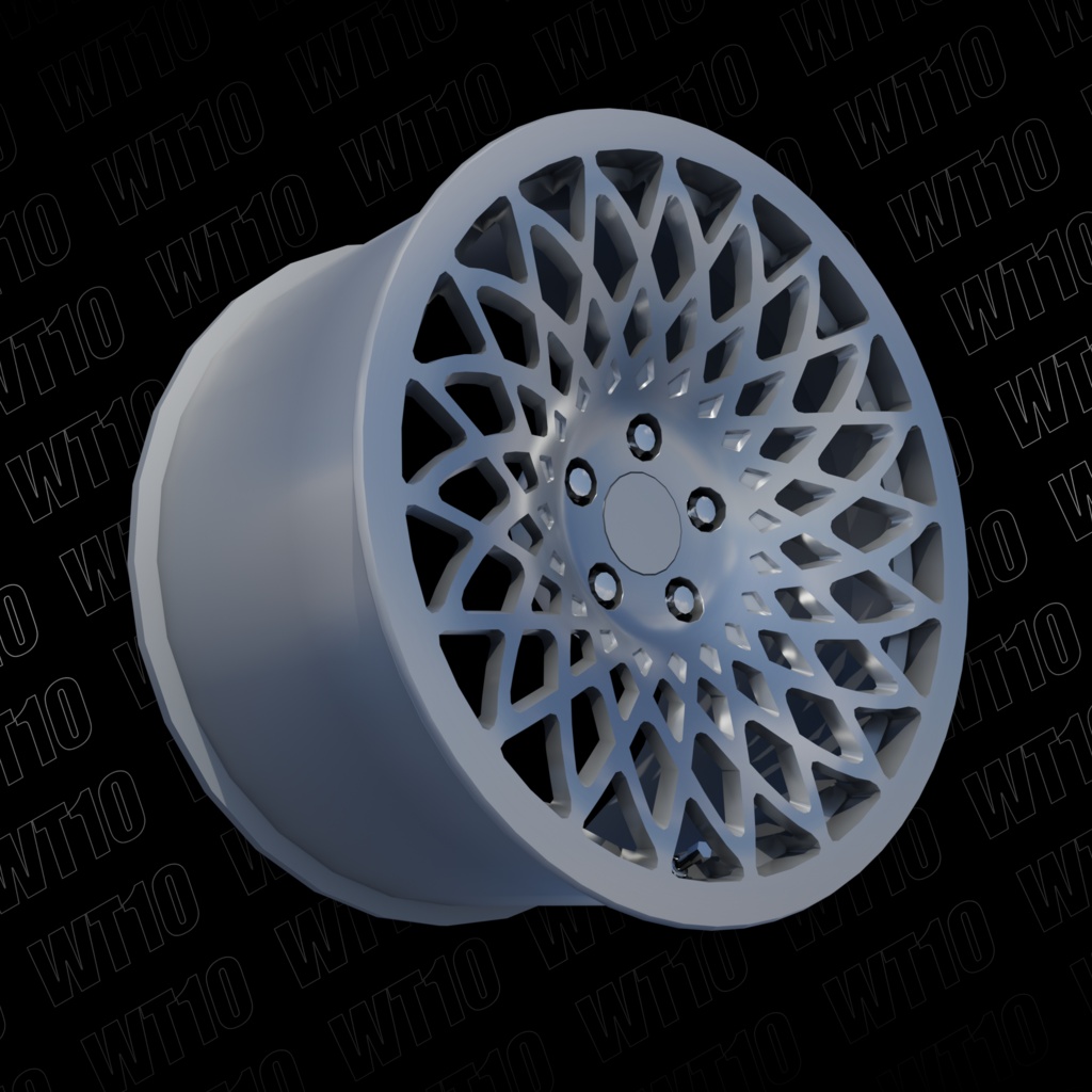 【3Dモデル】アルミホイール imf-WT10
