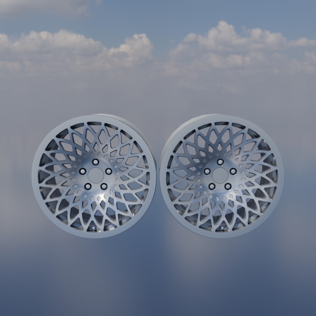 【3Dモデル】アルミホイール imf-WT10
