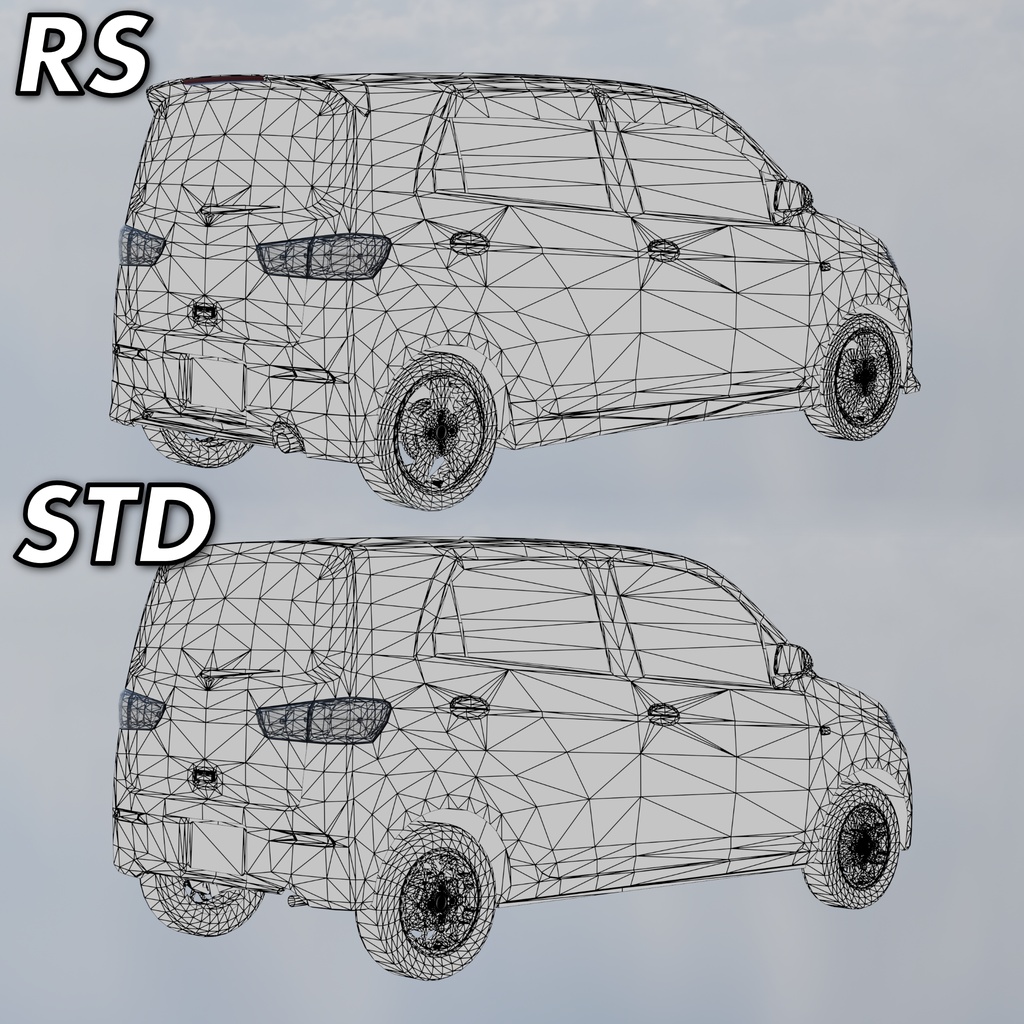 【3Dモデル】軽自動車モデル imfc-D950