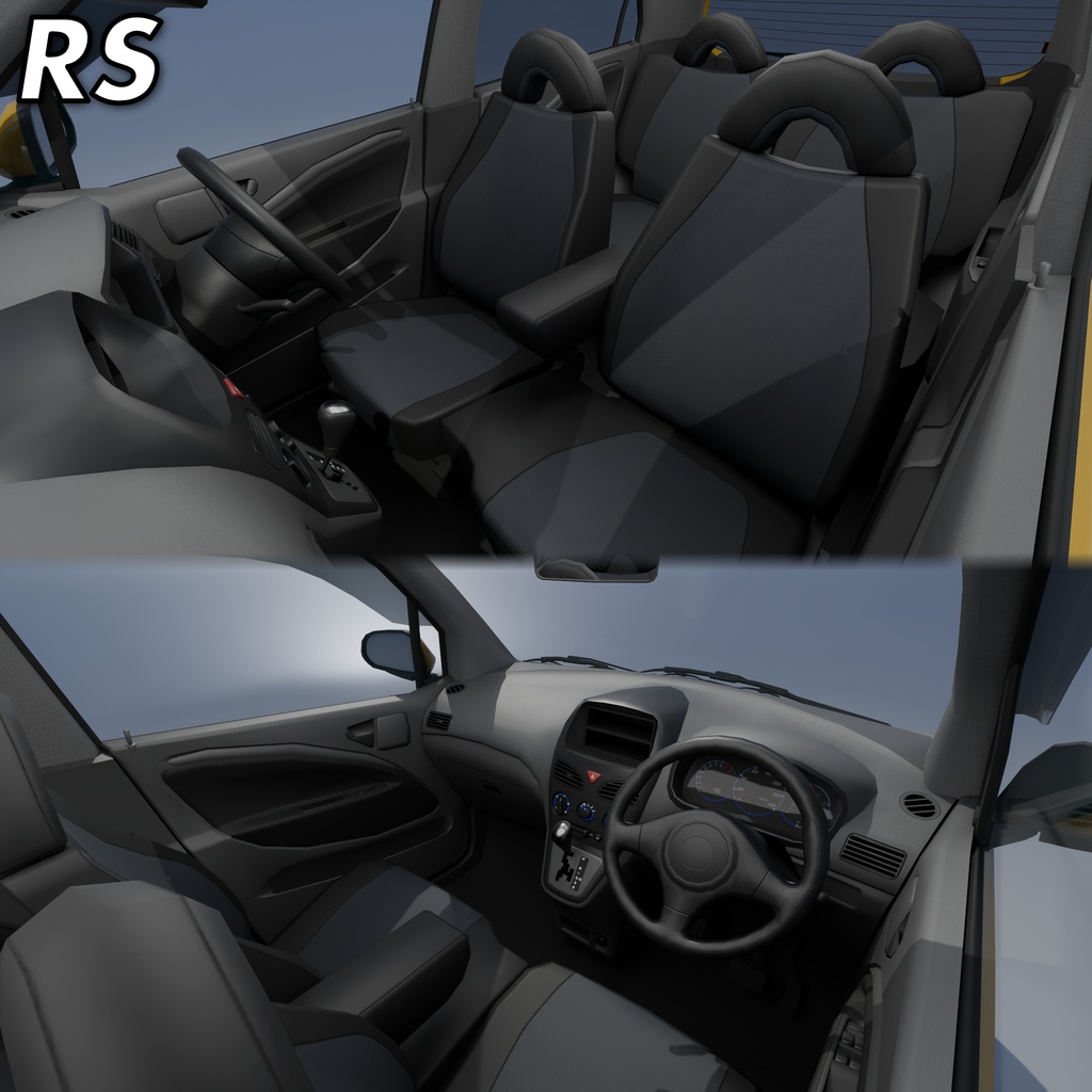【3Dモデル】軽自動車モデル imfc-D950