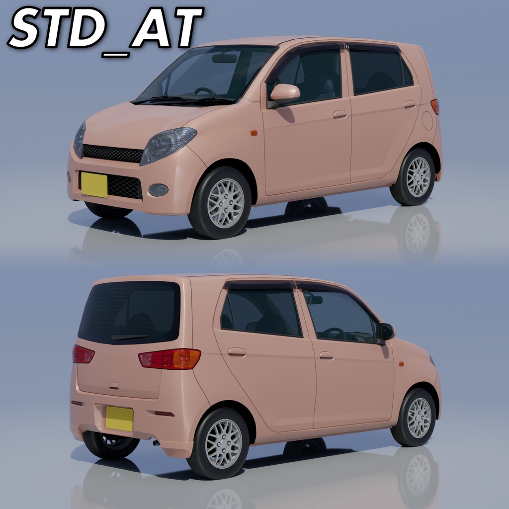 【3Dモデル】軽自動車モデル imfc-D950