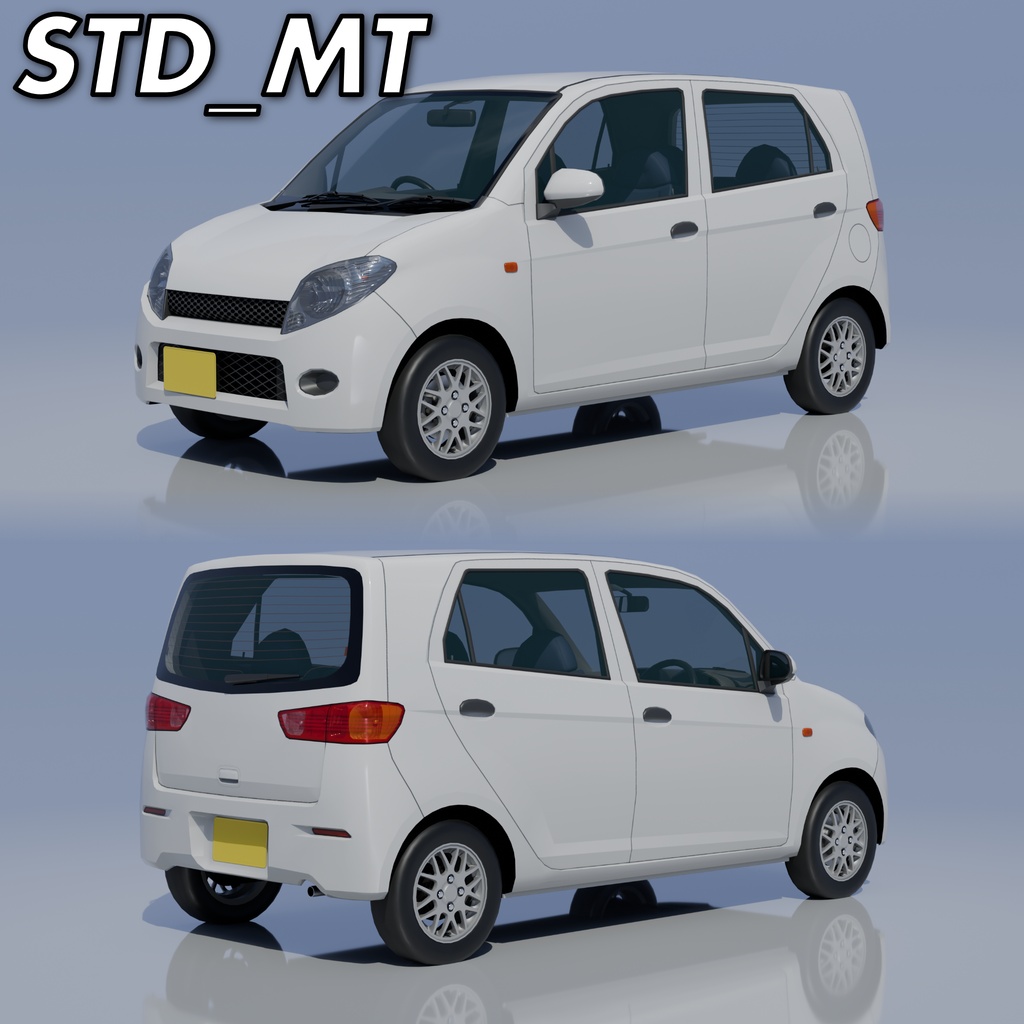 【3Dモデル】軽自動車モデル imfc-D950