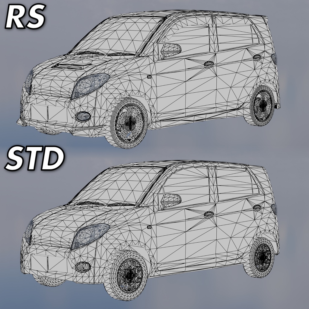 【3Dモデル】軽自動車モデル imfc-D950