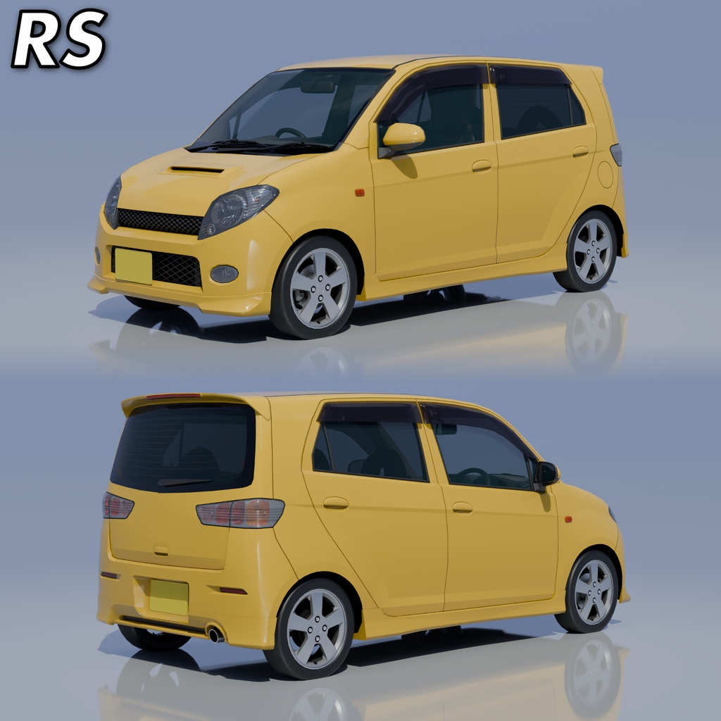 【3Dモデル】軽自動車モデル imfc-D950