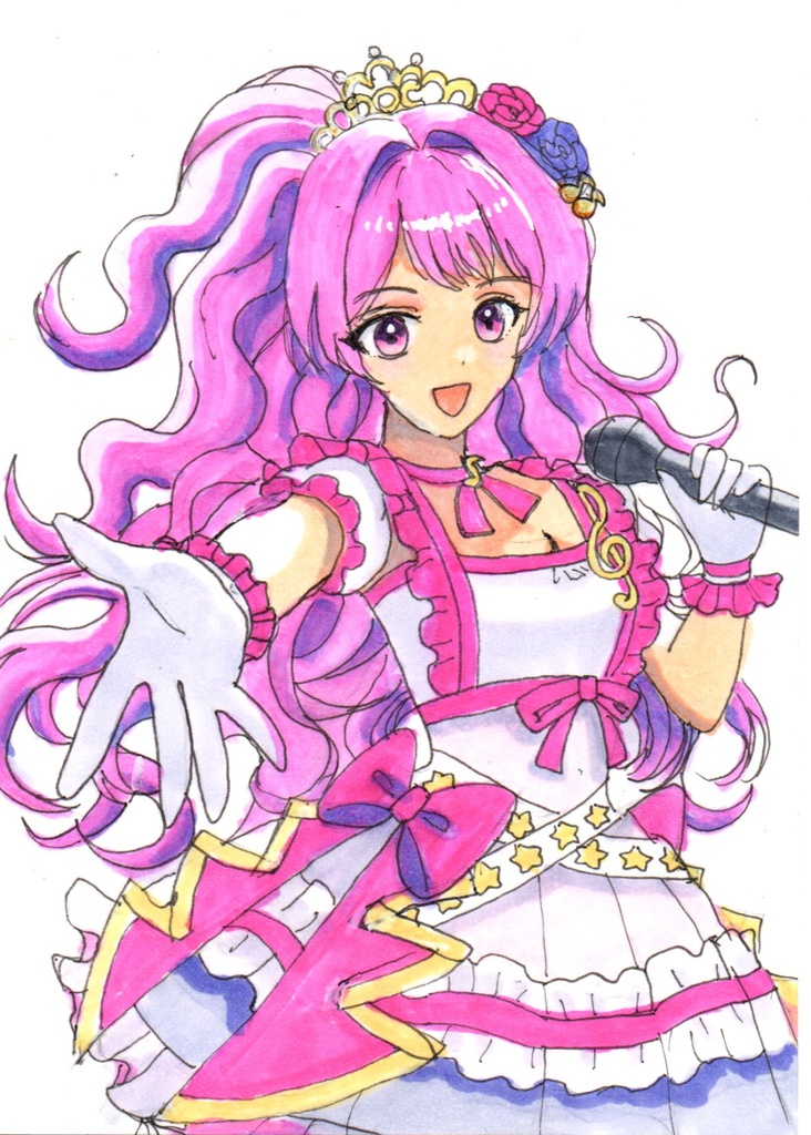 超美品!精密複製画 チェ・ナラ シャイニングスター アニメ ファンアート 手描きイラスト コピック