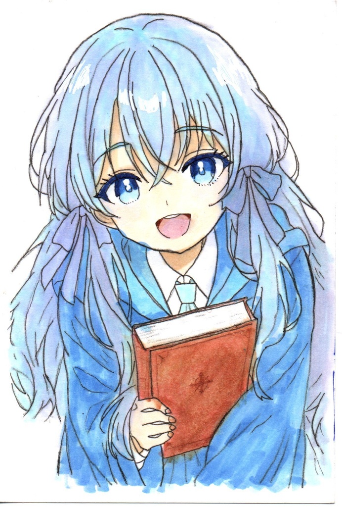 超美品!原画 ソラ 闇のメトロノーム 著:八戸三春 ティーファミリー オリジナル小説 アート 手描きイラスト コピック