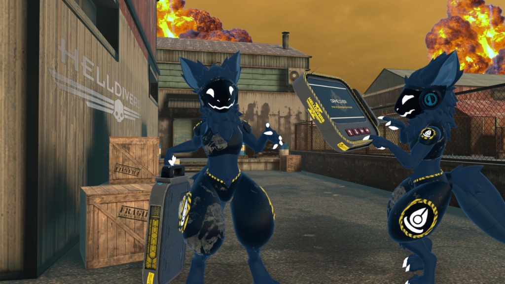 Vrchat Stratagem Hero / Helldivers