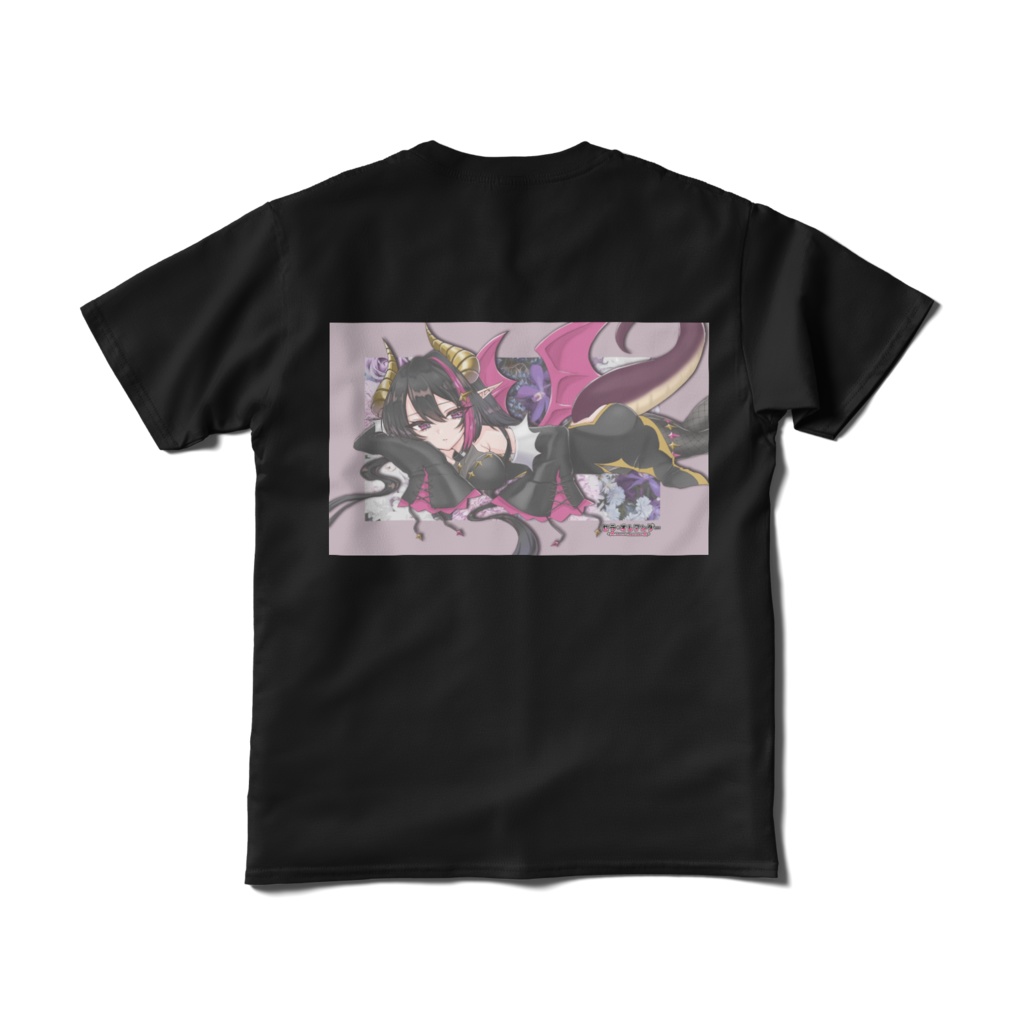 再販!1周年記念🌸両面印刷T ブラック