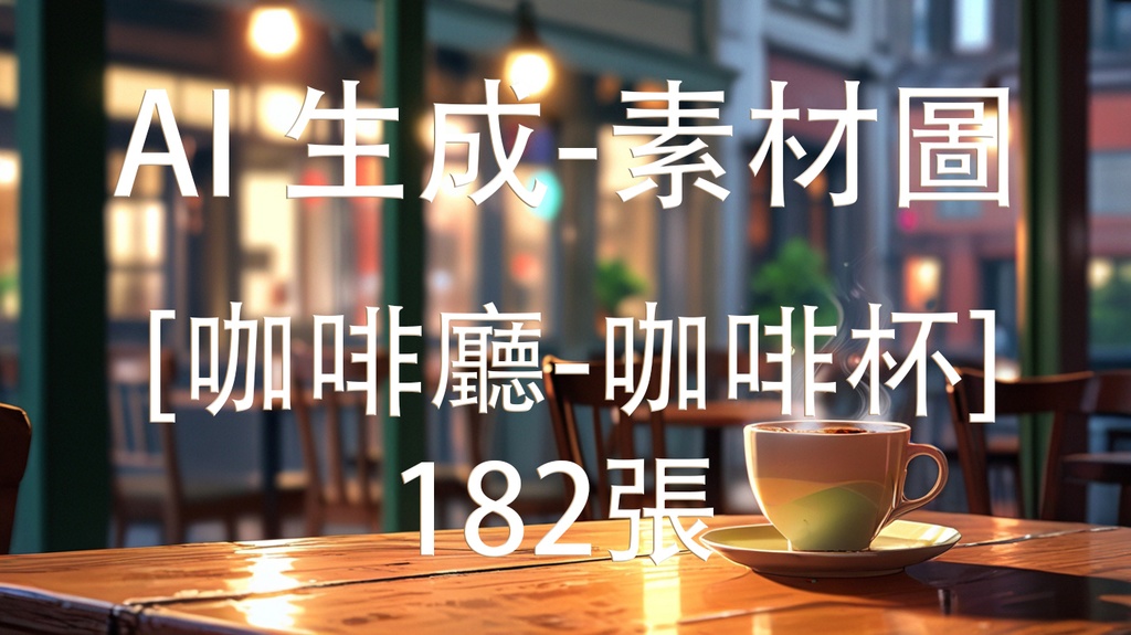 《咖啡廳-咖啡杯素材包（AI 原創）》