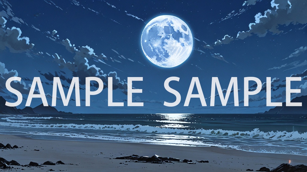 《唯美海邊-海洋背景素材包(AI 原創)》