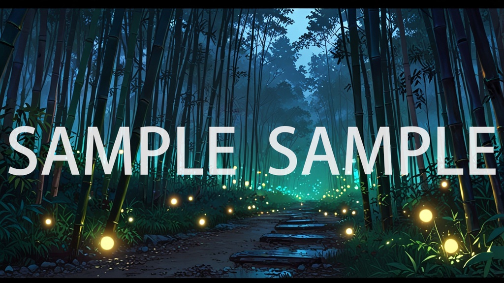 《唯美森林背景素材包(AI 原創)》