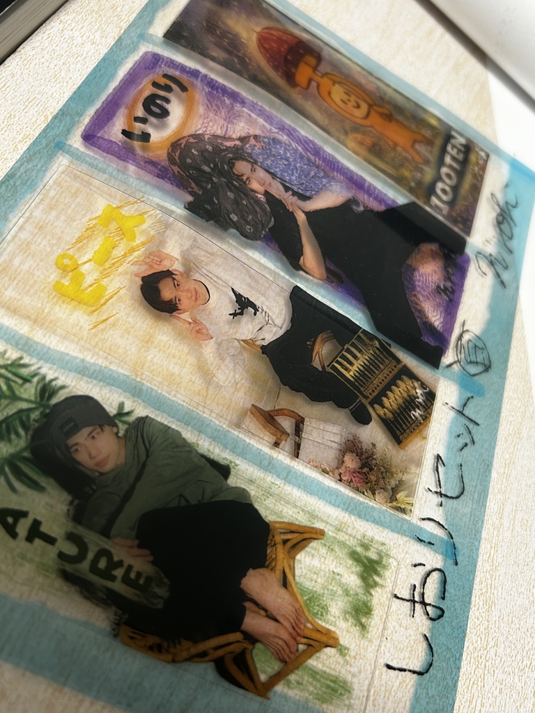 クリアしおりセット