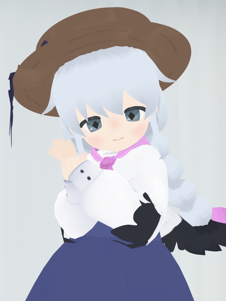 オリジナル3Dモデル ミノちゃん【Vroidファイル版】