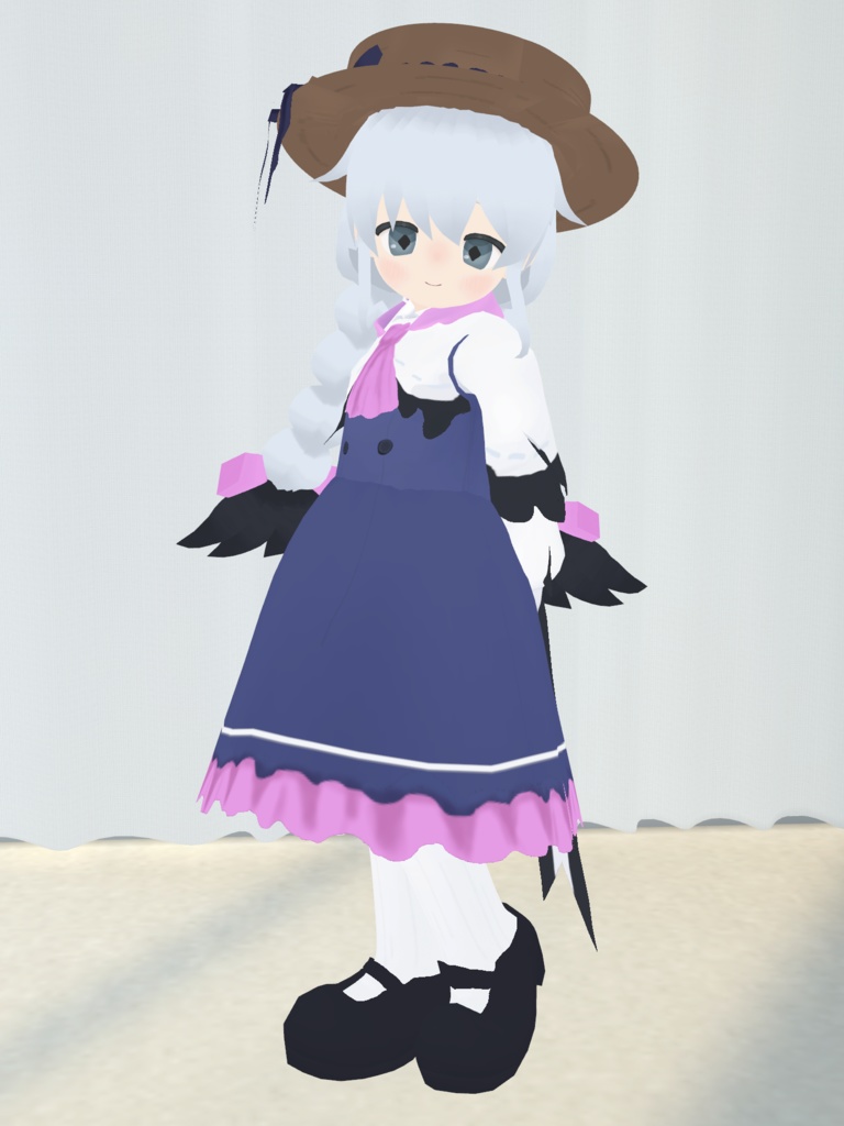 オリジナル3Dモデル ミノちゃん【Vroidファイル版】