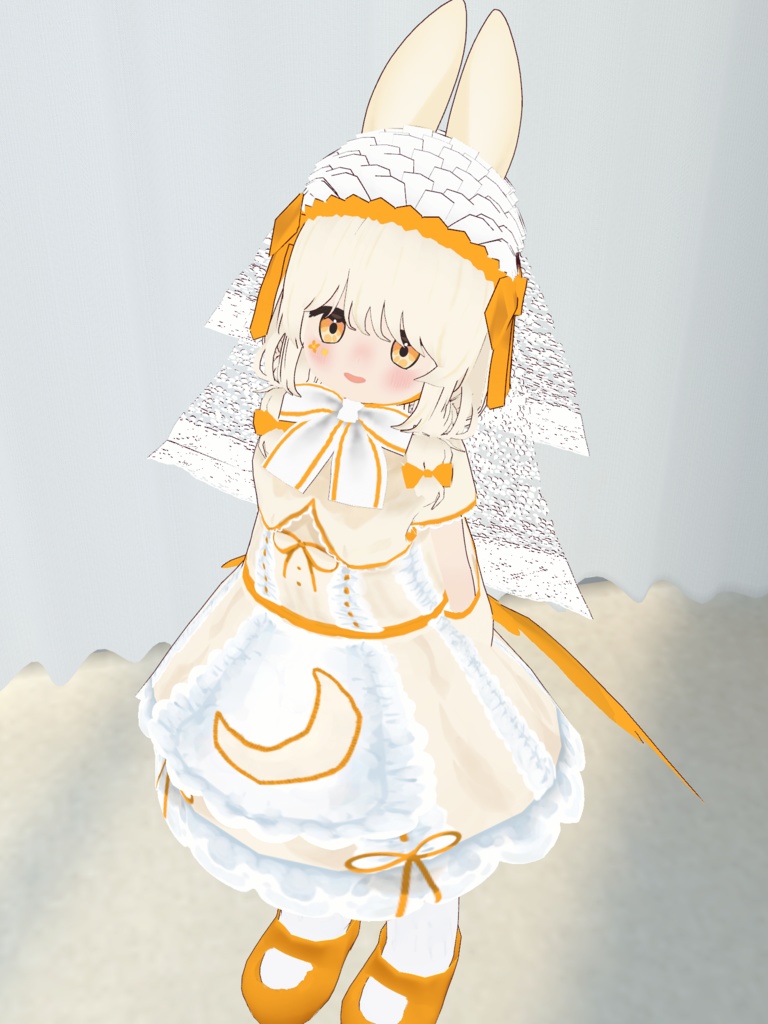 オリジナル3Dモデル　ミルさん【Vroidファイル】