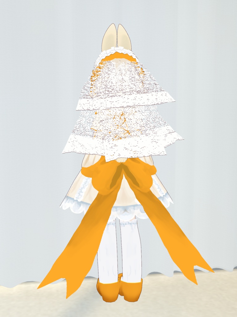 オリジナル3Dモデル ミルさん【Vroidファイル】