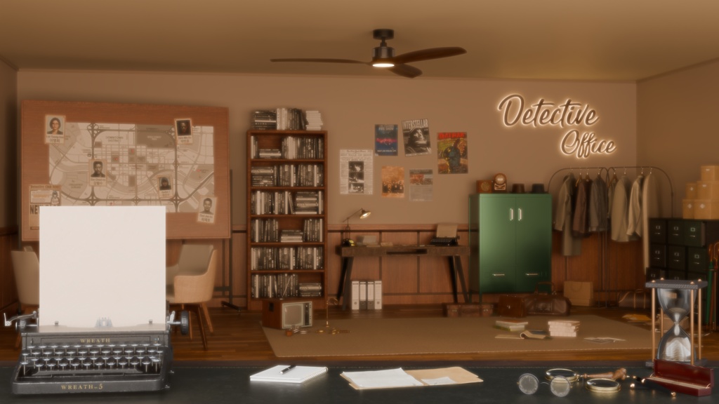 Detective office