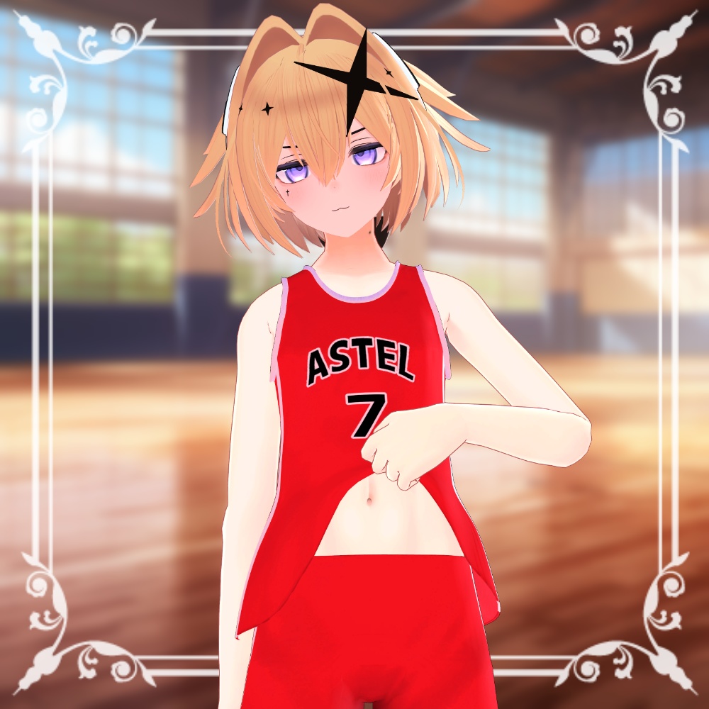 【複数アバター対応】めくれるバスケットユニフォーム【Modular Avatar対応】