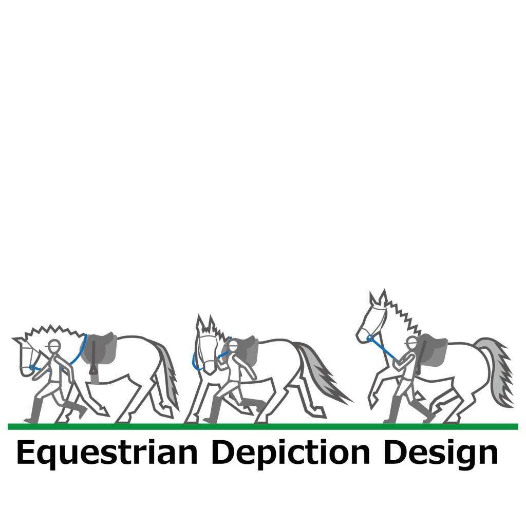 EDD Logo 元気な3頭