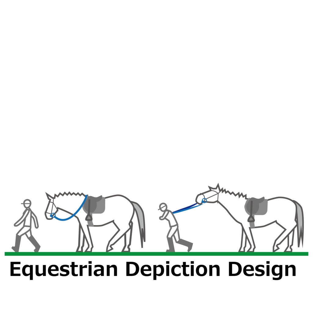 EDD Logo 慎重な2頭