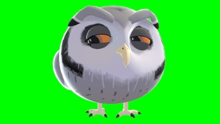 FaceRig用3Dオリジナルアバター「アフリカオオコノハズク(ScopsOwl)」