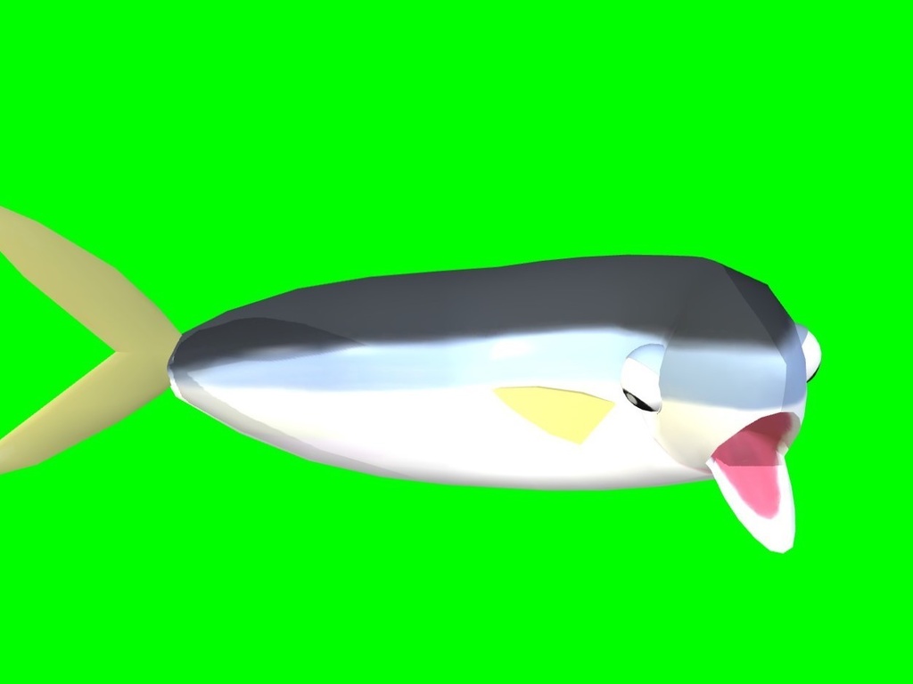 Animaze用オリジナルアバター「魚(Fish)」