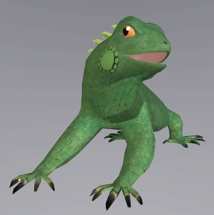 「イグアナ(Iguana)」Animaze用3Dオリジナルアバター