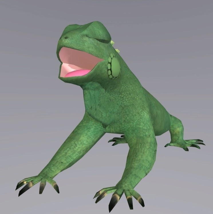 「イグアナ(Iguana)」Animaze用3Dオリジナルアバター