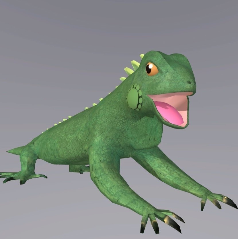 「イグアナ(Iguana)」Animaze用3Dオリジナルアバター