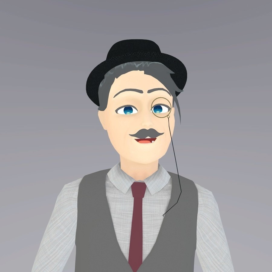 Animaze対応VRMモデル「執事(Gentleman)」